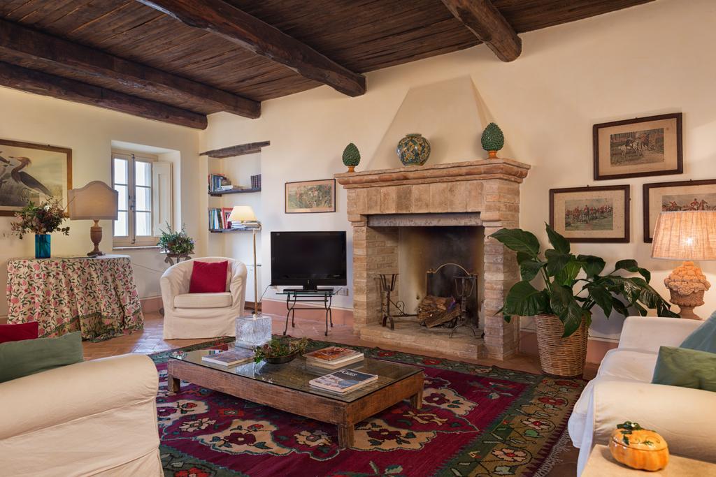 Poreta Villa Della Genga Country Houses חדר תמונה